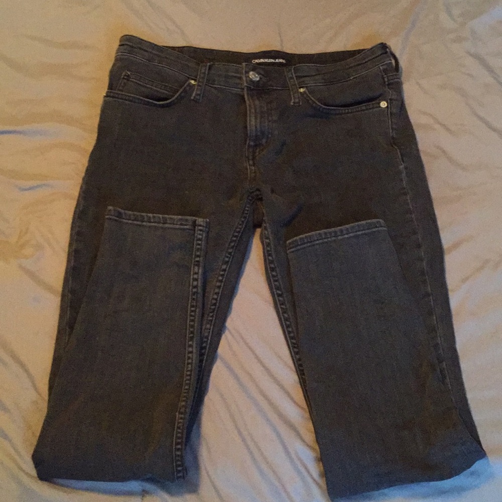 Black Calvin Klein jeans